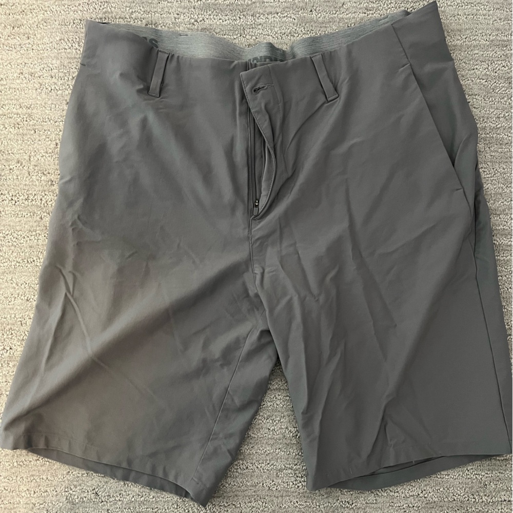 Adidas Gray Performance Shorts - image 1